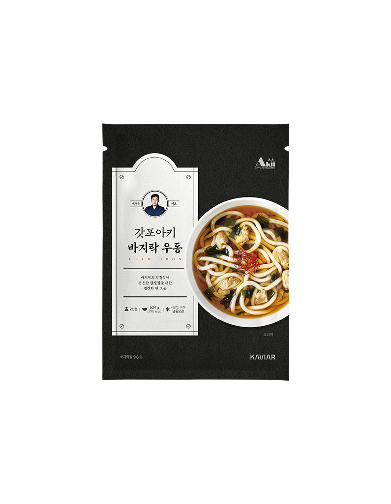 [배재훈셰프]갓포아키 바지락 우동 624g