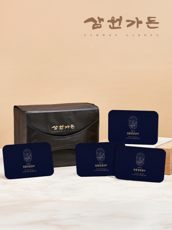 [삼원가든] 전통양념갈비 선물세트(전통양념갈비 4팩+삼원가든 선물포장)