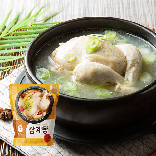 밀리원 삼계탕 800g 5팩 구성