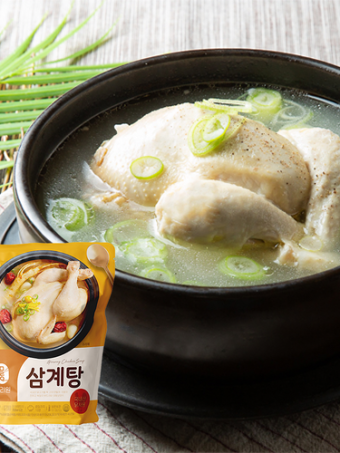 밀리원 삼계탕 800g 5팩 구성